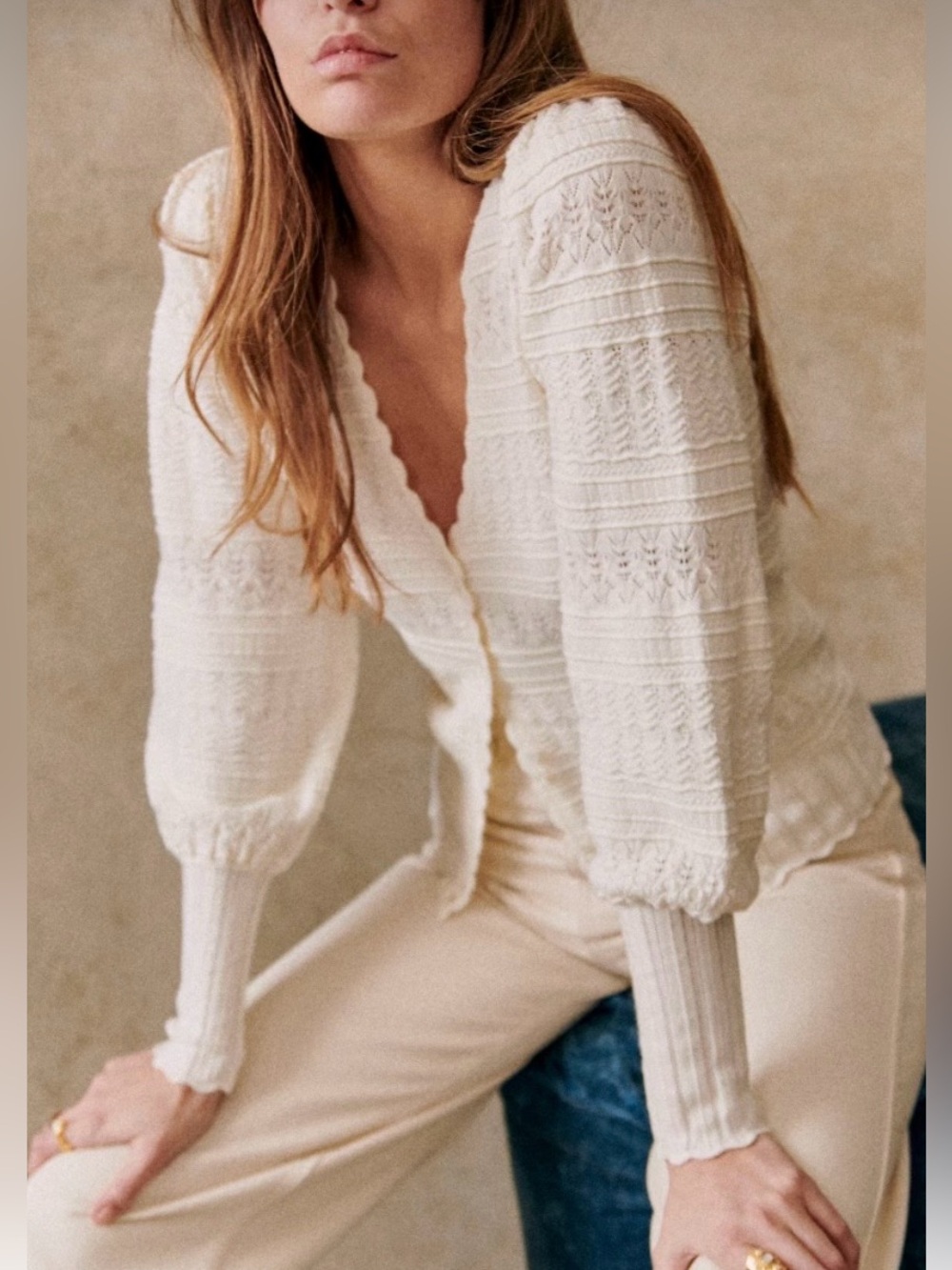 Sézane charlotte cardigan - Picture 4 of 5
